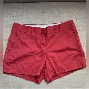 New J. Crew women Red Women's shorts size 4